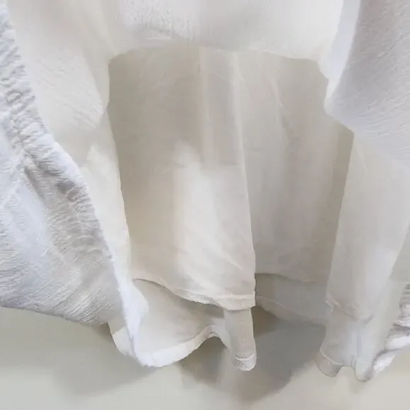 Xhilaration off the shoulder embroidered short sleeve peasant dress woman size S - Picture 7 of 8